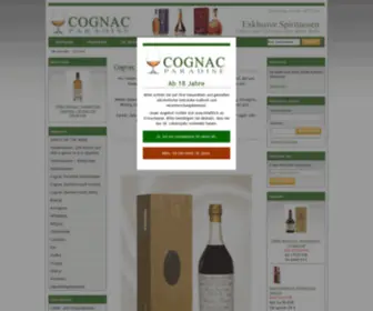 Cognac-Paradise.de(Cognac Paradise) Screenshot