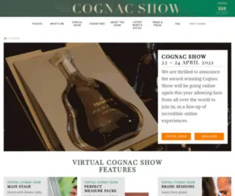 Cognacshow.com(The Whisky Exchange Cognac Show) Screenshot