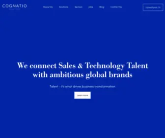 Cognatiosolutions.com(Sales & Technology Talent Recruitment) Screenshot