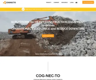 Cognecto.com(Heavy Construction Equipment Remote Monitoring) Screenshot