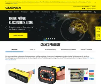 Cognex.de(Industrielle Bildverarbeitung und Barcode) Screenshot