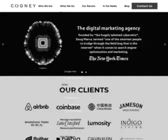 Cogney.com(Digital marketing agency in NYC) Screenshot