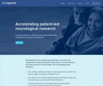 Cogniant.co(Mental health technology) Screenshot