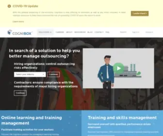 Cognibox.com(Compliance & Training management solution) Screenshot