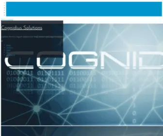 Cognidius.com(Cognitive Decision Support Solutions for Small) Screenshot