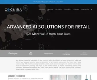 Cognira.com(Advanced AI Solutions for Retail) Screenshot