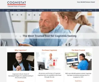 Cognistat.com(Cognistat Cognitive Assessment) Screenshot