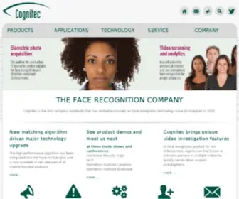 Cognitec-SYstems.de(Biometrics) Screenshot