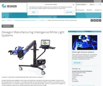 Cognitens.com(Hexagon Manufacturing Intelligence White Light Systems) Screenshot
