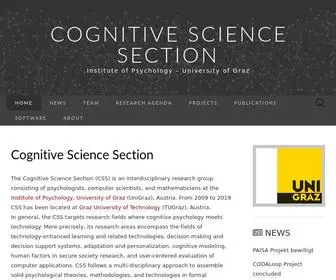 Cognitive-Science.at(Institute of Psychology) Screenshot