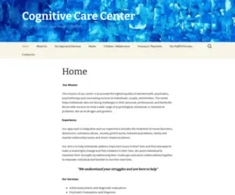 Cognitivecarecenter.com(Cognitive Care Center) Screenshot