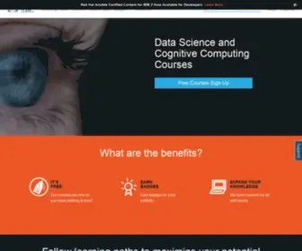 Cognitiveclass.ai(Data Science and Cognitive Computing Courses) Screenshot