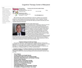 Cognitivetherapymd.com(Cognitive Therapy Center of Maryland) Screenshot