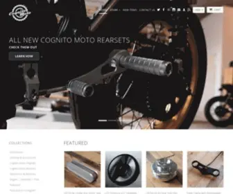 Cognitomoto.com(Custom Cafe Racers and Parts) Screenshot