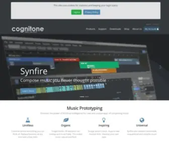 Cognitone.com(Cognitone Music Prototyping) Screenshot