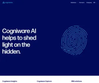 Cogniware.com(AI for Evidence Investigation) Screenshot