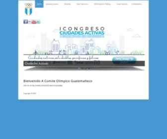 Cog.org.gt(Bienvenido a Comite Olimpico Guatemalteco) Screenshot