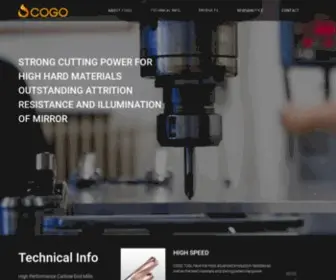 Cogotool.com(Korea endmill manufacturer) Screenshot