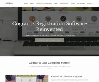Cogransystems.com(Software for Registrations) Screenshot