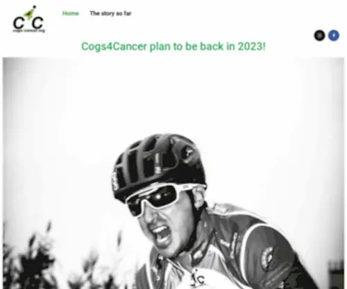 Cogs4Cancer.org(Yachting's cycling charity) Screenshot