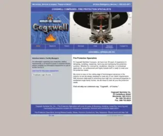 Cogswellsprinkler.com(Cogswell Sprinkler) Screenshot