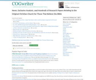 Cogwriter.com(Continuing Church of God) Screenshot