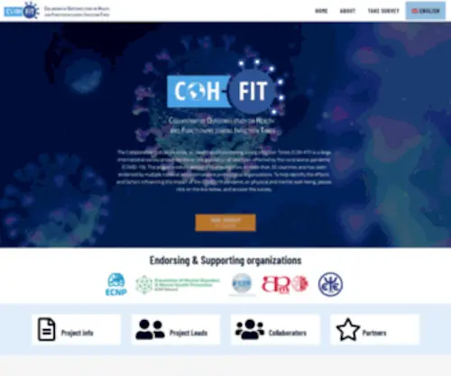 Coh-Fit.com(The Collaborative Outcomes study on Health and Functioning during Infection Times (COH) Screenshot