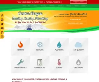 Coheating.com(AC Repair and Plumber Bend OR) Screenshot