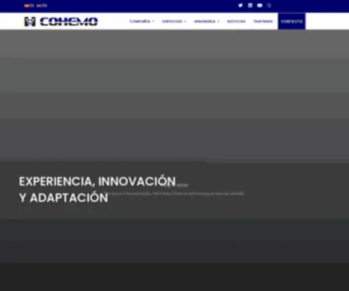 Cohemo.com(Experiencia, innovación y adaptación) Screenshot
