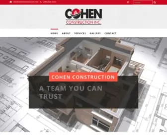 Cohenconstruction.net(Cohen Construction) Screenshot