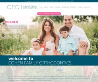 Cohenfamilyortho.com(Cohen Family Orthodontics) Screenshot