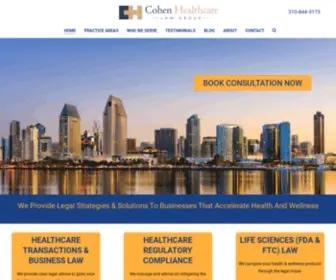 Cohenhealthcarelaw.com(Healthcare Lawyers) Screenshot