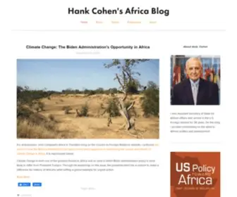 Cohenonafrica.com(Analysis of African Politics and Economic Development) Screenshot