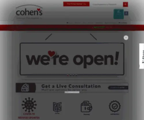 Cohens.ca(Cohen's Home Furnishings Ltd) Screenshot