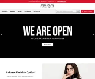 Cohensfashionoptical.com(Cohen&#039;s Fashion Optical) Screenshot