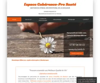 Coherence-Pro-Sante.fr(Coaching cohérence cardiaque intégrative par Sophrothérapies Dunkerque) Screenshot