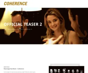 Coherencethemovie.com(Fantasy/Mystery Movie(2013)) Screenshot