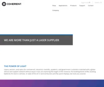 Coherent.co.jp(Industrial Lasers and Laser Solutions) Screenshot
