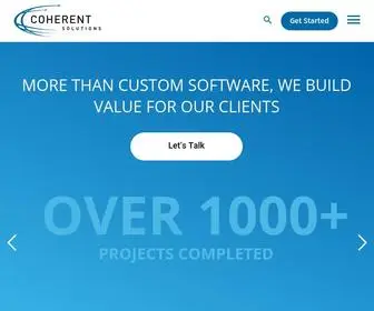 Coherentsolutions.com(Coherent Solutions) Screenshot
