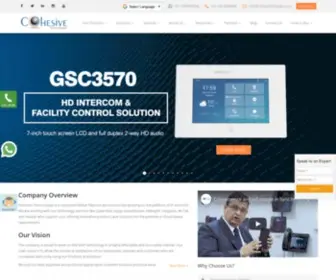 Cohesiveglobal.com(Cohesive Technologies) Screenshot
