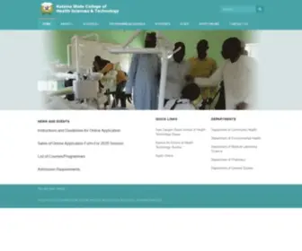 Coheskat.edu.ng(Katsina State College of Health Sciences and Technology) Screenshot