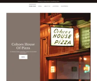 Cohoeshouseofpizza.com(Cohoeshouseofpizza) Screenshot