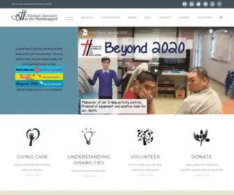 Coh.org.sg(Christian Outreach to the Handicapped) Screenshot