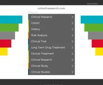 Cohortresearch.com(Cohort Clinical Research Private Limited is a Contract Research Organization (CRO)) Screenshot