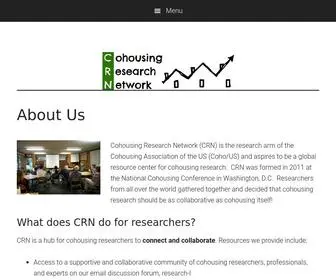 Cohousingresearchnetwork.org(Cohousing Research Network) Screenshot