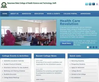 Cohstkeffi.net(Nasarawa State College of Health Science and Technology) Screenshot