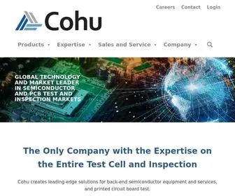 Cohu.com(Home) Screenshot