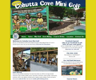 Cohuttacoveminigolf.com(Cohutta) Screenshot