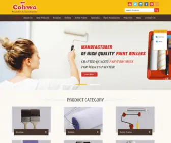 Cohwabrush.com(Paint Brush Manufacturer) Screenshot