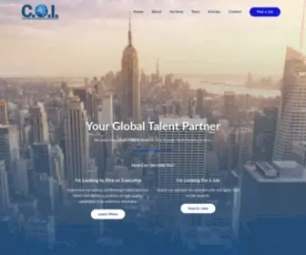 Coiexecutives.com(Your Global Talent Partner) Screenshot